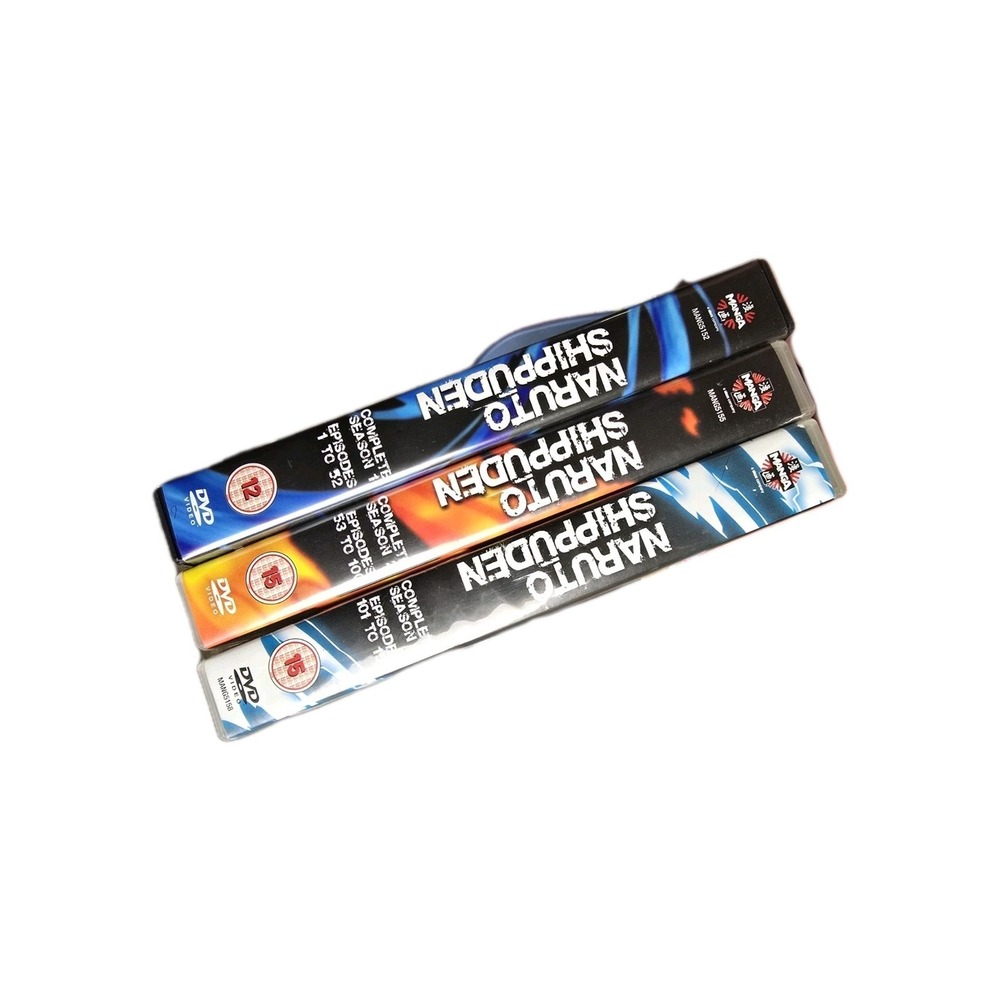 Naruto Shippuden Complete Series 1 & 2 & 3 Box Set (Episodes 1-153) [DVD]